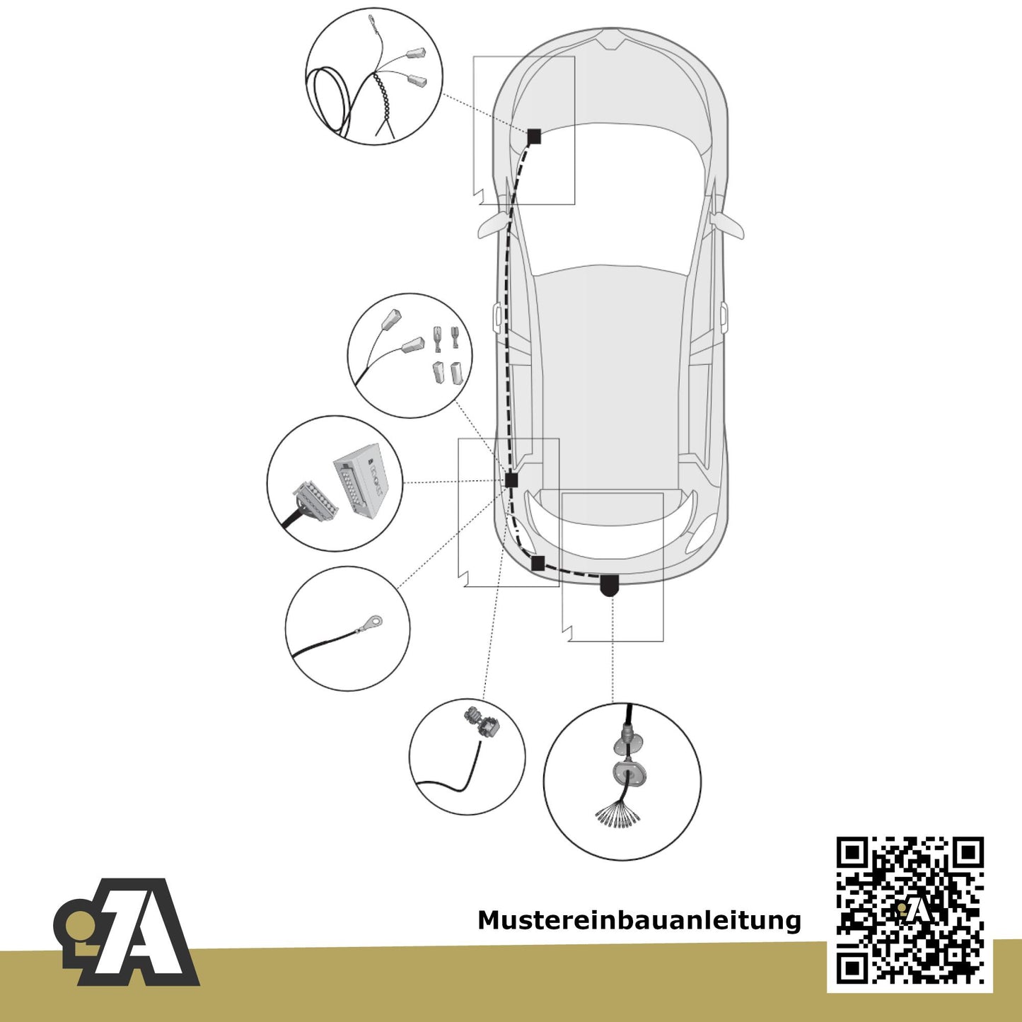 Renault Talisman 4-Türer (Limousine) ab 05.2020 L2M_ BRiNK Anhängerkupplung mit JAEGER Elektrosatz