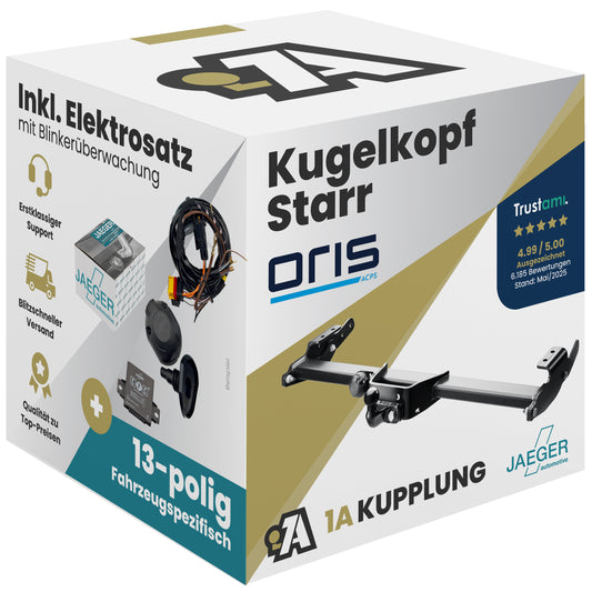 Renault Trafic Bus / Kasten 09.2006-08.2014 JL / FL ORIS Anhängerkupplung mit JAEGER Elektrosatz