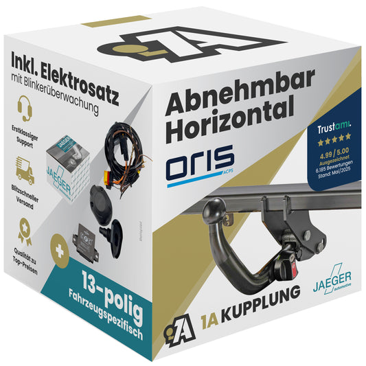 Citroen C3 5-Türer (Fließheck) 12.2016-05.2024 SX ORIS Anhängerkupplung mit JAEGER Elektrosatz