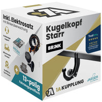 BMW 5er G31 5-Türer (Touring) 06.2017-04.2024 G31 BRiNK Anhängerkupplung mit JAEGER Elektrosatz