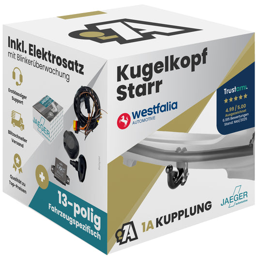 Audi A6 C6 Avant 5-Türer (Avant) 03.2005-09.2011 4F5 Westfalia-Automotive mit JAEGER Elektrosatz