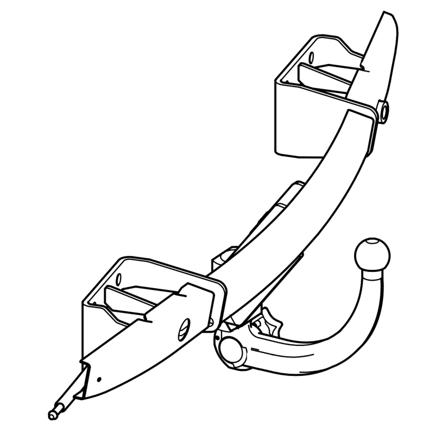 Westfalia Anhängerkupplung abnehmbar Inkl. E-Satz - BMW 3er E90 03.2005-02.2012