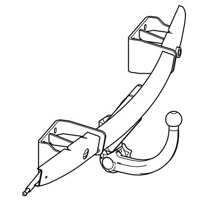 Westfalia Anhängerkupplung abnehmbar Inkl. E-Satz - BMW 3er E90 03.2005-02.2012