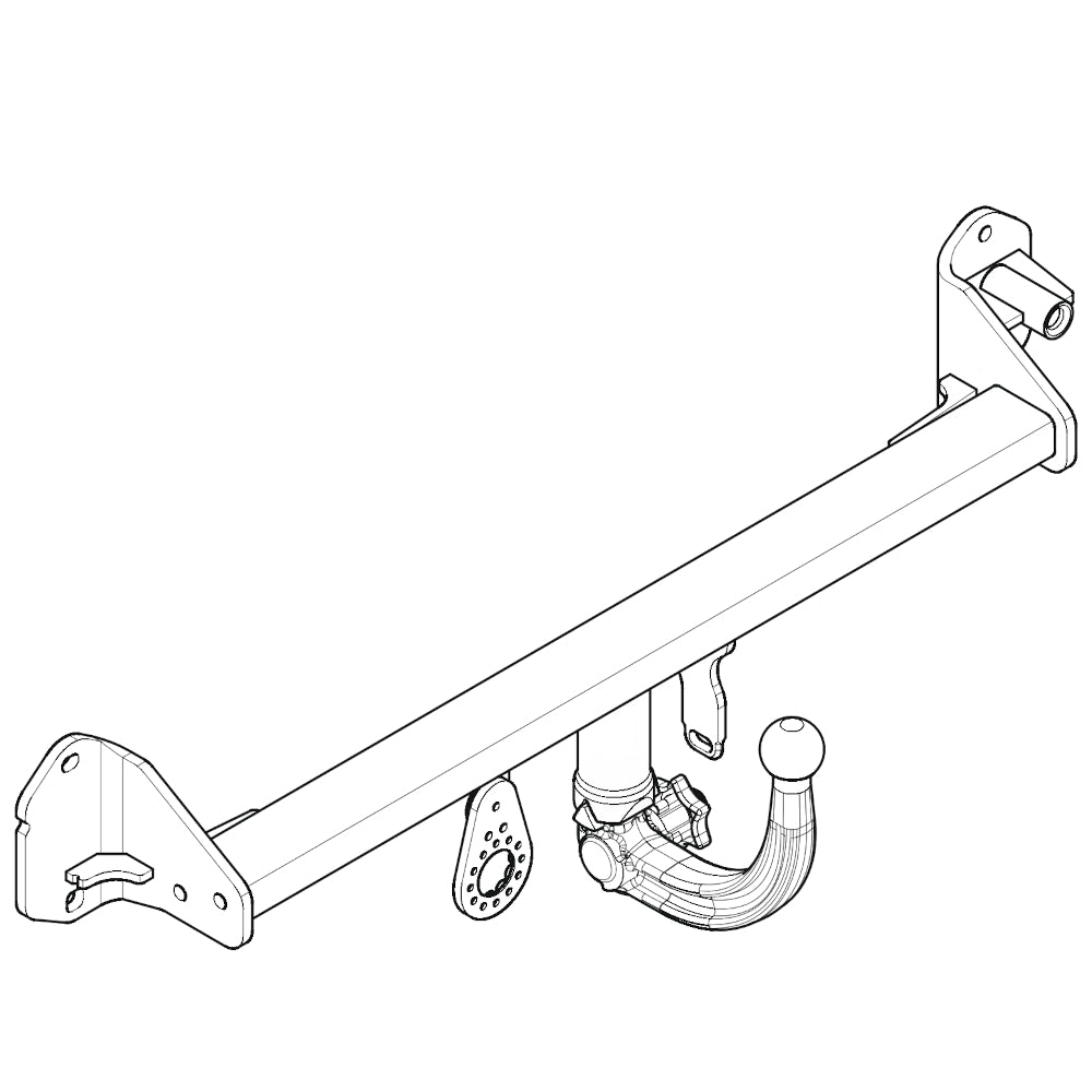 Westfalia Anhängerkupplung abnehmbar Inkl. E-Satz - BMW X1 F48 10.2015-10.2022