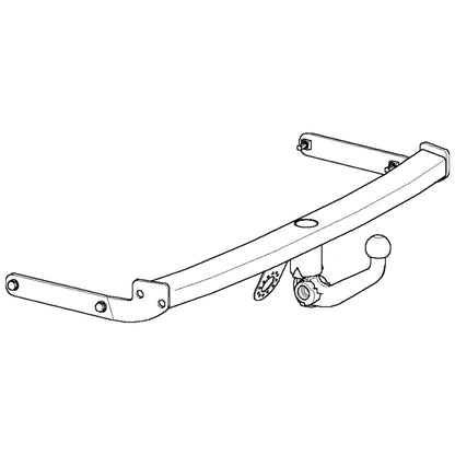 Westfalia Anhängerkupplung abnehmbar Inkl. E-Satz - Skoda Roomster 09.2006-05.2010