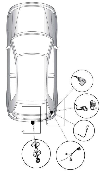 Westfalia Anhängerkupplung abnehmbar Inkl. E-Satz - Audi A4 B8 04.2008-10.2015