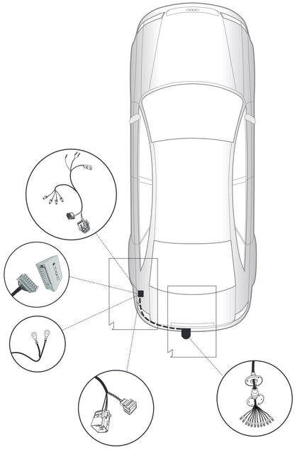 Westfalia Anhängerkupplung starr Inkl. E-Satz - Audi A4 B9 ab 11.2015