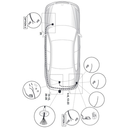 Westfalia Anhängerkupplung abnehmbar Inkl. E-Satz - BMW 5er F11 03.2014-01.2017