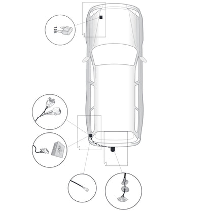 Brink Anhängerkupplung abnehmbar Inkl. E-Satz - Nissan Qashqai III ab 07.2021