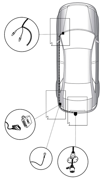Brink Anhängerkupplung starr Inkl. E-Satz - Seat Exeo + ST 03.2009-05.2013