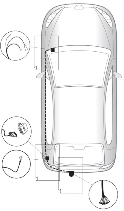 Brink Anhängerkupplung starr Inkl. E-Satz - Peugeot 207 SW 11.2007-06.2013