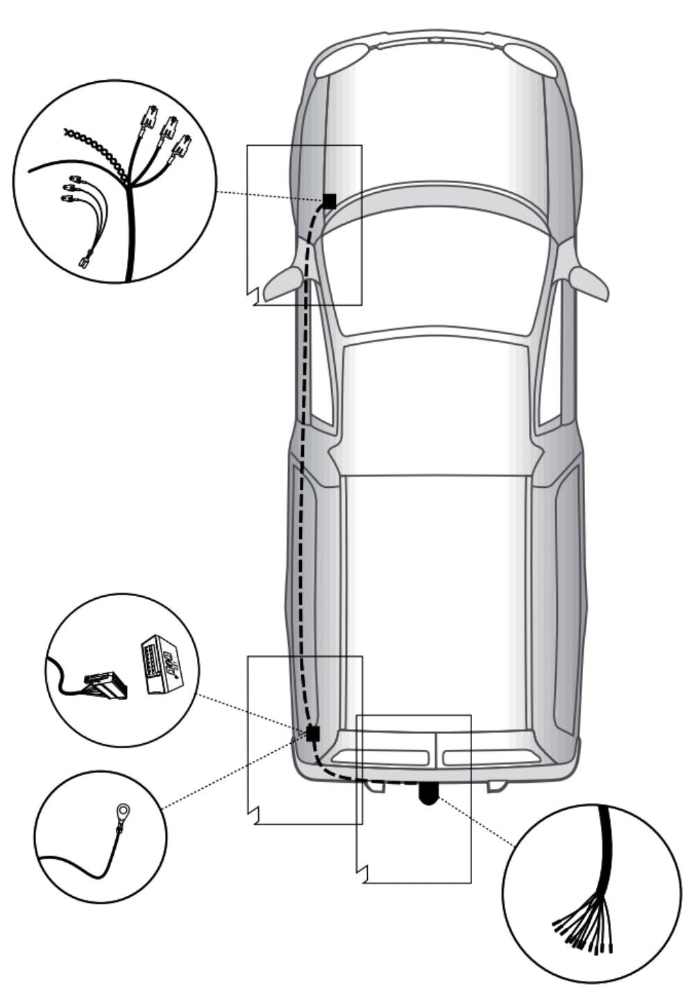 Brink Anhängerkupplung abnehmbar Inkl. E-Satz - VW Caddy III 02.2004-06.2015