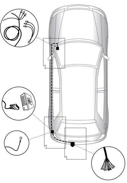 Brink Anhängerkupplung abnehmbar Inkl. E-Satz - VW Tiguan I 11.2007-03.2016