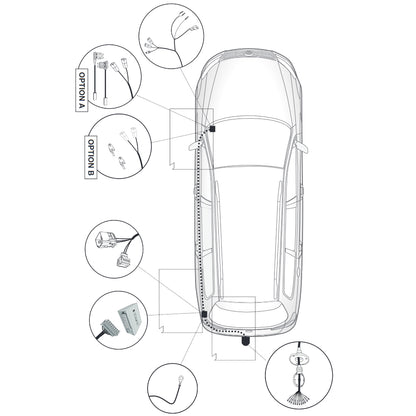 Westfalia Anhängerkupplung abnehmbar Inkl. E-Satz - VW Passat B8 ab 11.2014