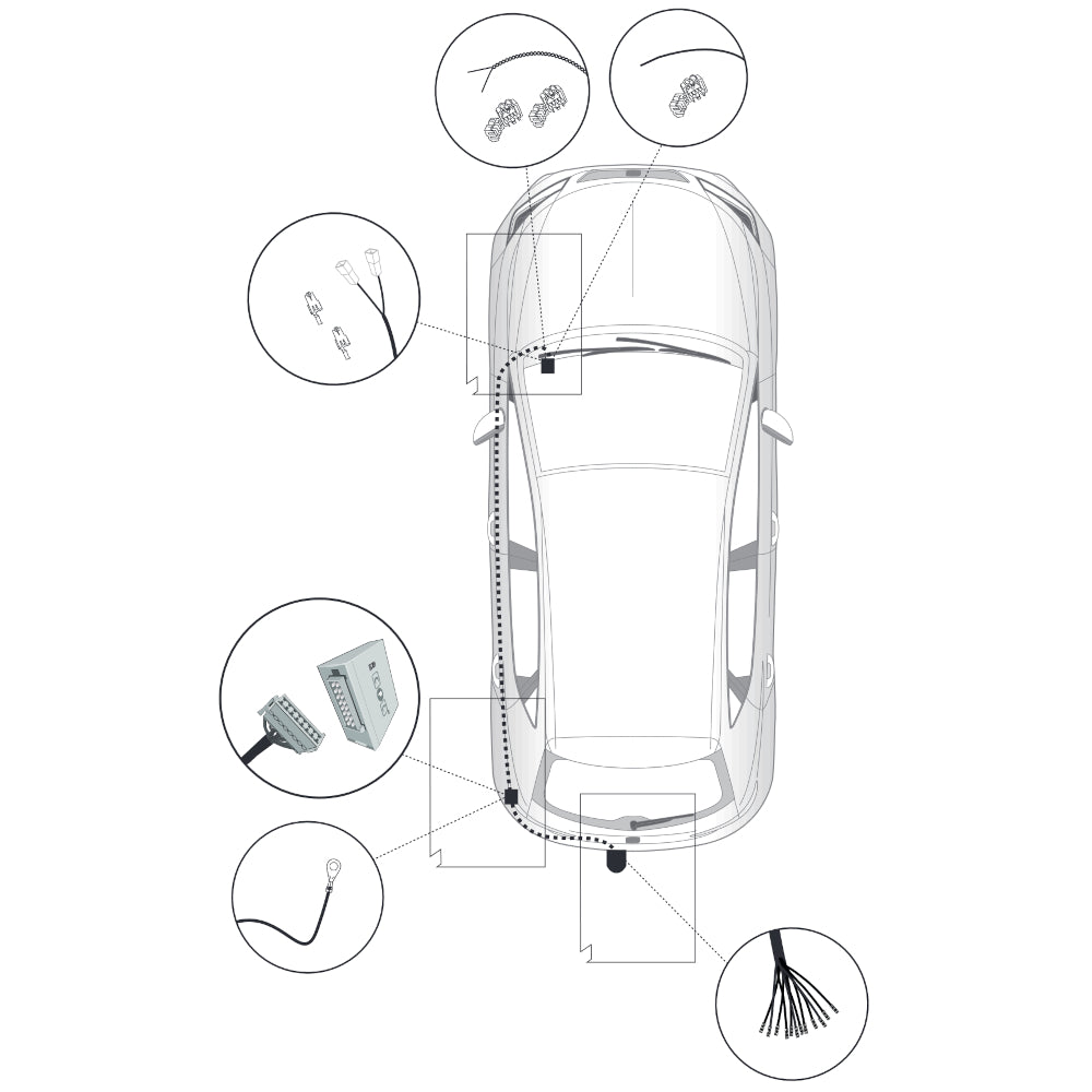 Westfalia Anhängerkupplung abnehmbar Inkl. E-Satz - VW Polo VI 09.2017-08.2021