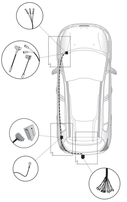 Westfalia Anhängerkupplung abnehmbar Inkl. E-Satz - Opel Crossland X ab 06.2017