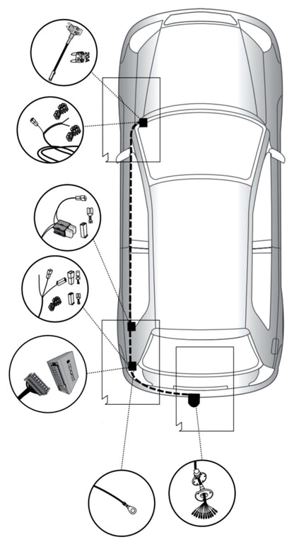 Westfalia Anhängerkupplung abnehmbar Inkl. E-Satz - Dacia Duster II ab 02.2018
