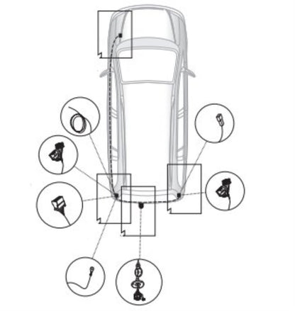 Westfalia Anhängerkupplung abnehmbar Inkl. E-Satz - Ford Focus C-MAX 10.2003-09.2010