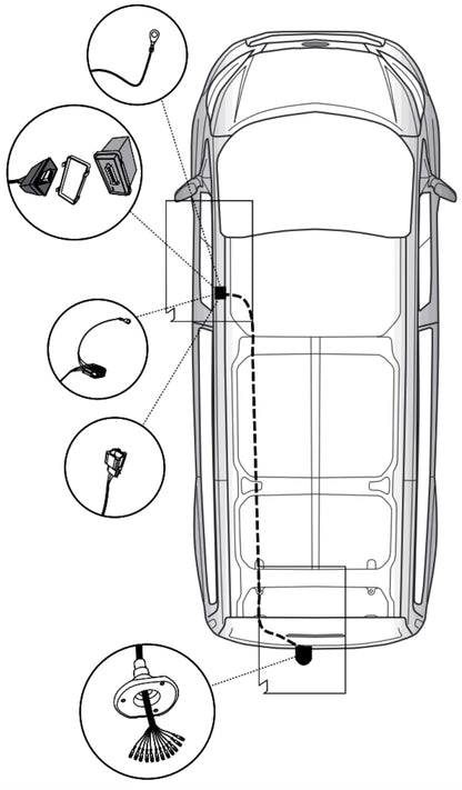 Westfalia Anhängerkupplung starr Inkl. E-Satz - Ford Transit/Tourneo Custom 01.2013-05.2016