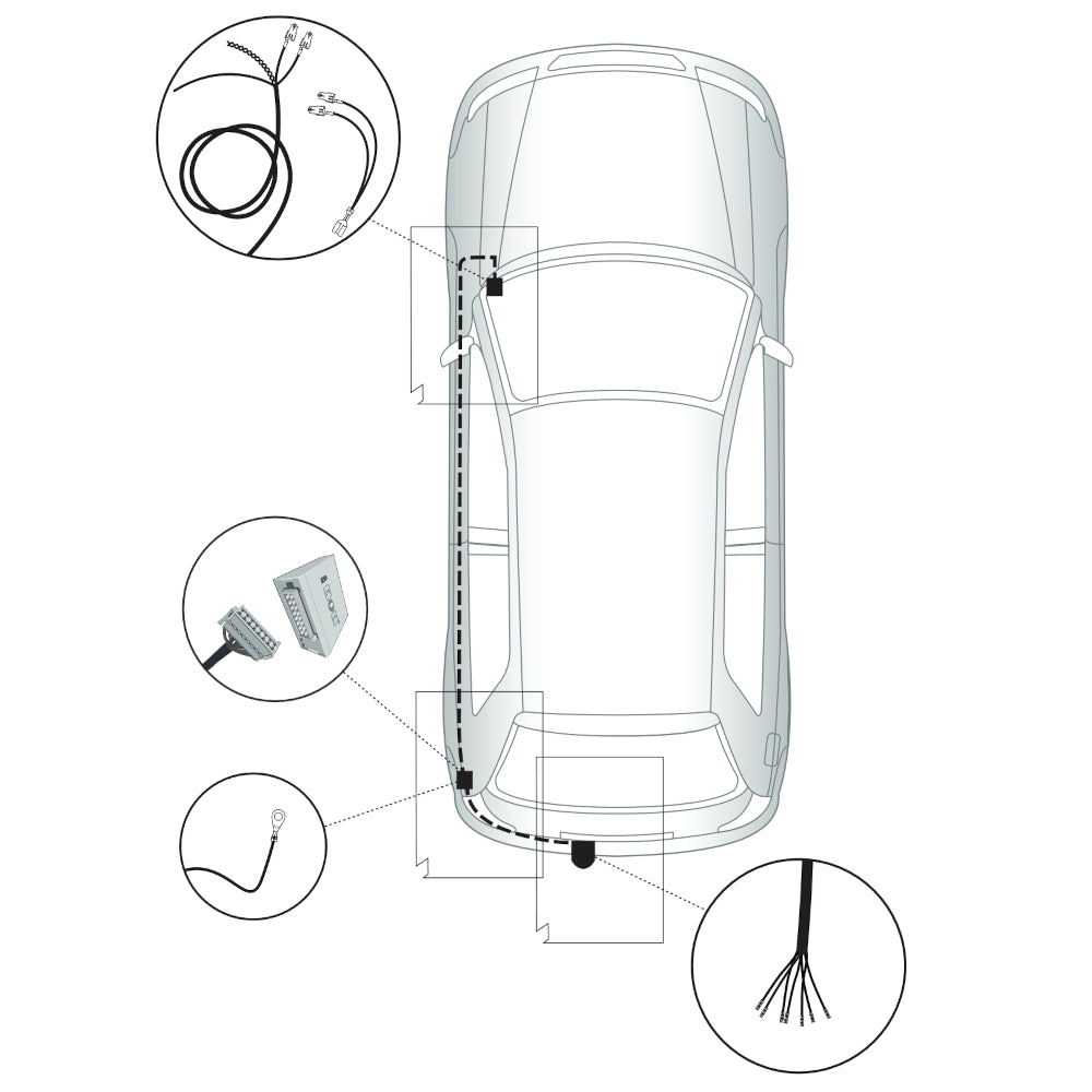 Westfalia Anhängerkupplung abnehmbar Inkl. E-Satz - VW Golf VI Cabrio 06.2011-03.2016