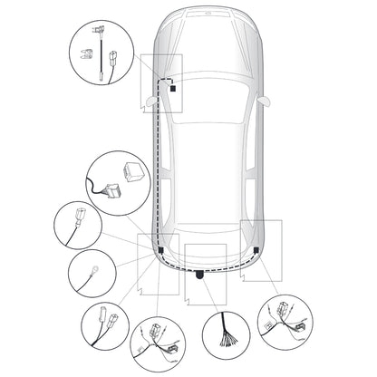 Brink Anhängerkupplung abnehmbar Inkl. E-Satz - Kia Venga 02.2010-12.2019