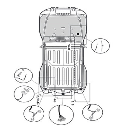 Brink Anhängerkupplung abnehmbar Inkl. E-Satz - Jeep Wrangler 04.2007-07.2018