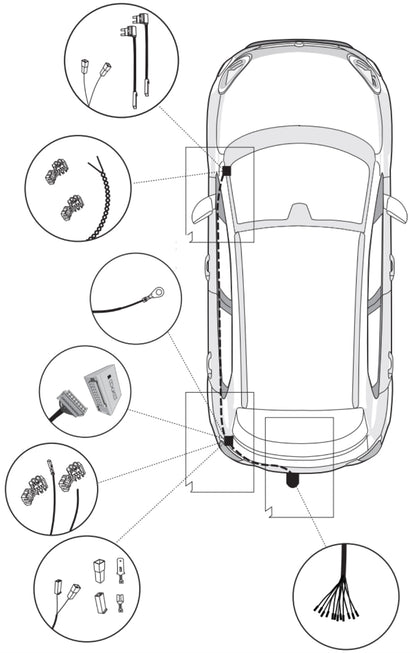 Westfalia Anhängerkupplung abnehmbar Inkl. E-Satz - Jeep Renegade ab 10.2014