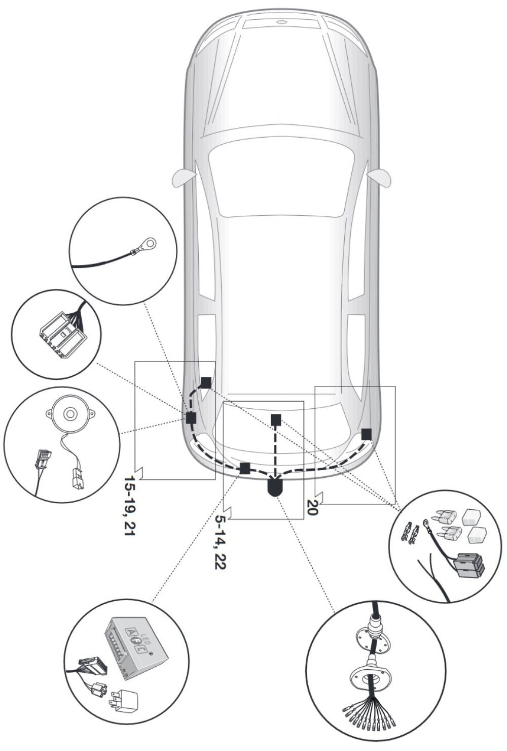 Brink Anhängerkupplung abnehmbar Inkl. E-Satz - Kia XCeed ab 09.2019