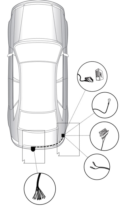 Brink Anhängerkupplung abnehmbar Inkl. E-Satz - Mercedes GLK 08.2013-06.2015