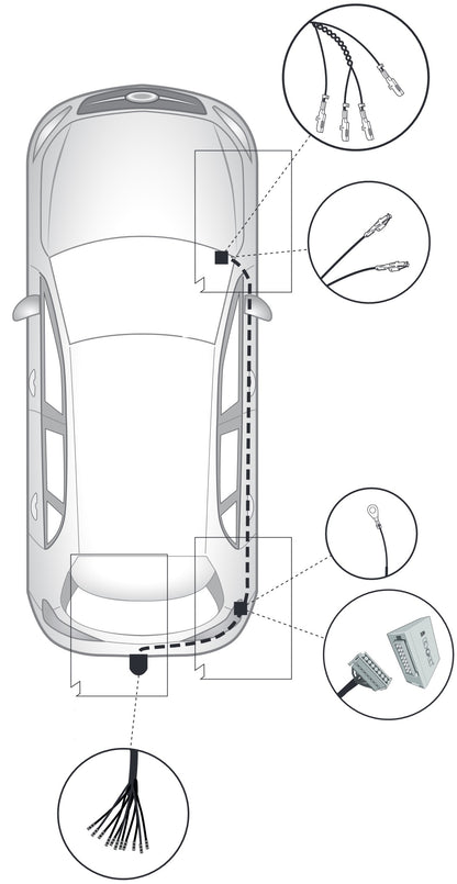 Brink Anhängerkupplung abnehmbar Inkl. E-Satz - Mercedes A-Klasse ab 05.2018