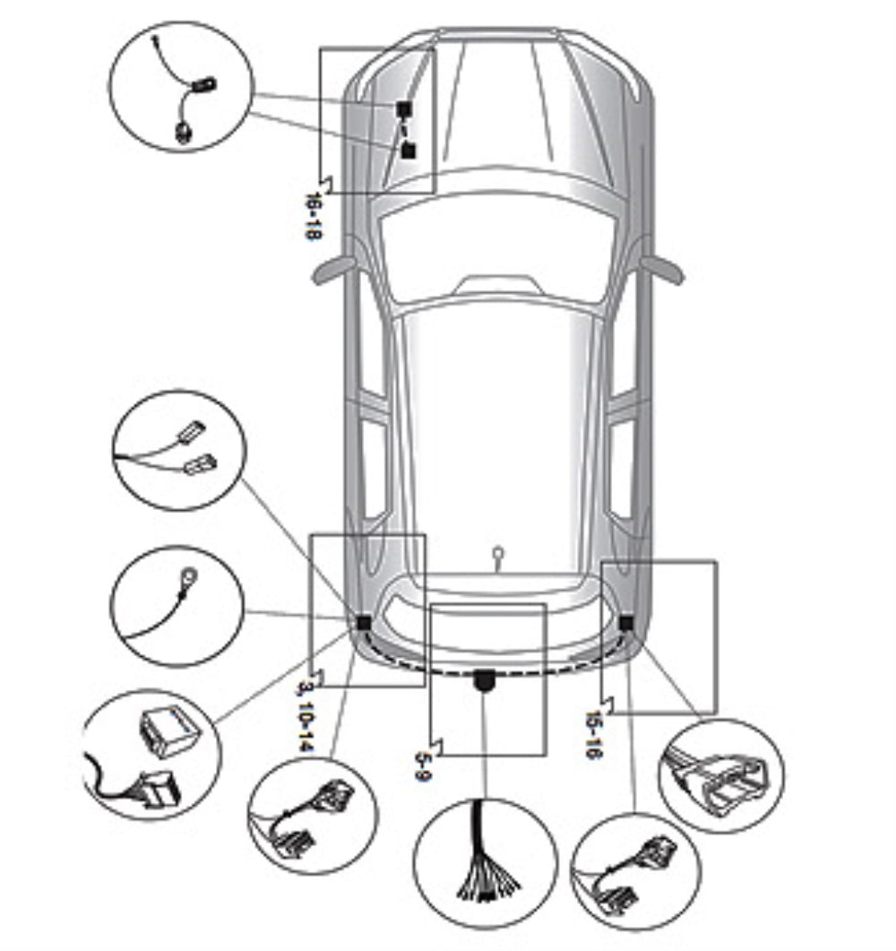 Brink Anhängerkupplung abnehmbar Inkl. E-Satz - Peugeot 4008 06.2012-05.2016