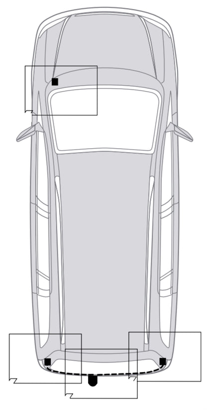 Brink Anhängerkupplung abnehmbar Inkl. E-Satz - Opel Meriva 04.2003-04.2010