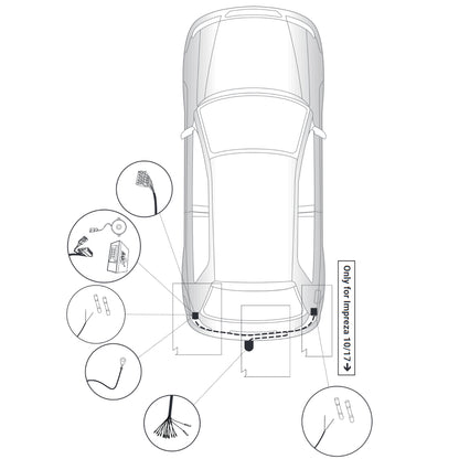 Westfalia Anhängerkupplung abnehmbar Inkl. E-Satz - Subaru XV ab 11.2017