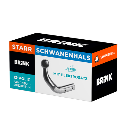 Brink Anhängerkupplung starr Inkl. E-Satz - Seat Exeo + ST 03.2009-05.2013