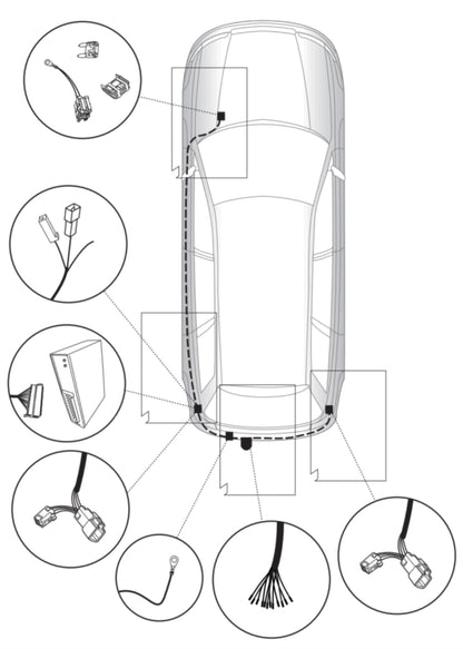 Westfalia Anhängerkupplung abnehmbar Inkl. E-Satz - Toyota Avensis 01.2009-10.2018