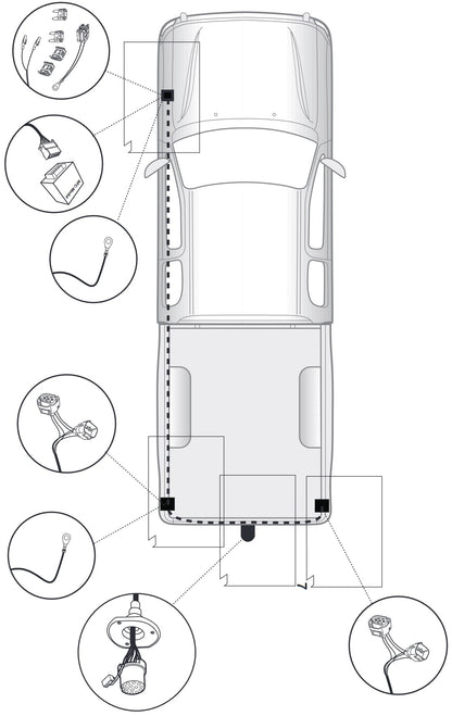 Brink Anhängerkupplung starr Inkl. E-Satz - Toyota Hilux VII 11.2010-12.2015