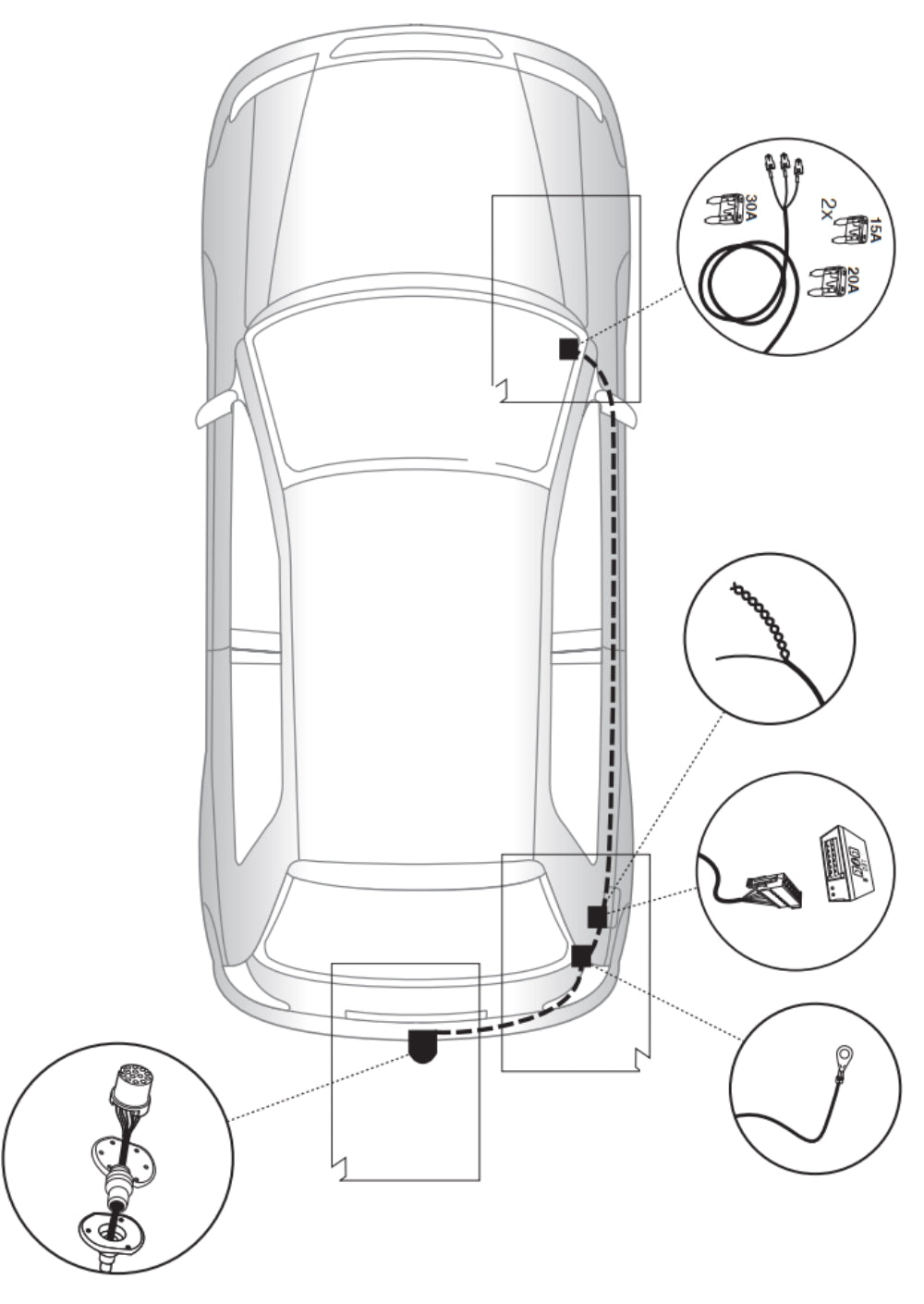 Brink Anhängerkupplung abnehmbar Inkl. E-Satz - VW Touareg 01.2003-03.2010