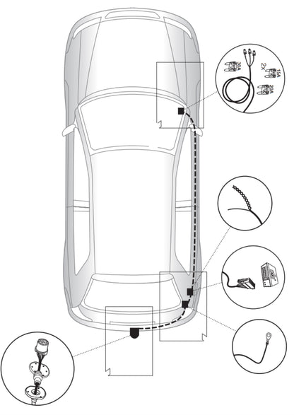 Brink Anhängerkupplung abnehmbar Inkl. E-Satz - VW Touareg 01.2003-03.2010