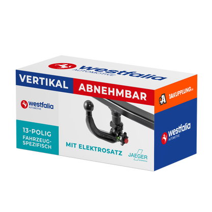 Westfalia Anhängerkupplung abnehmbar Inkl. E-Satz - Jeep Renegade ab 10.2014